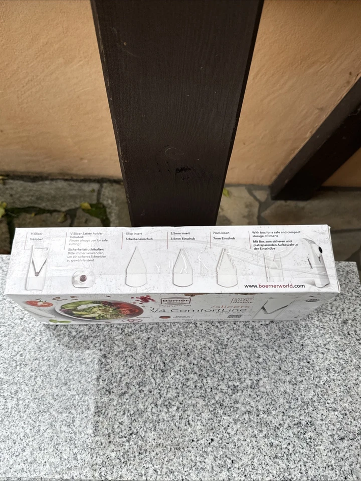 Börner V4 Set ComfotLine Gemüsehobel V-Hobel Gemüseschneider Reibe | NEU - Bild 3 von 4