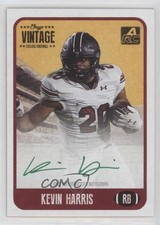 2021 Onyx Vintage College Auto Green Ink /50 Kevin Harris #CAKE Auto 4z8