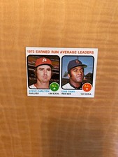 1973 TOPPS BASEBALL #65 ERA LEADERS!! STEVE CARLTON!! $1 SHIPPING!!