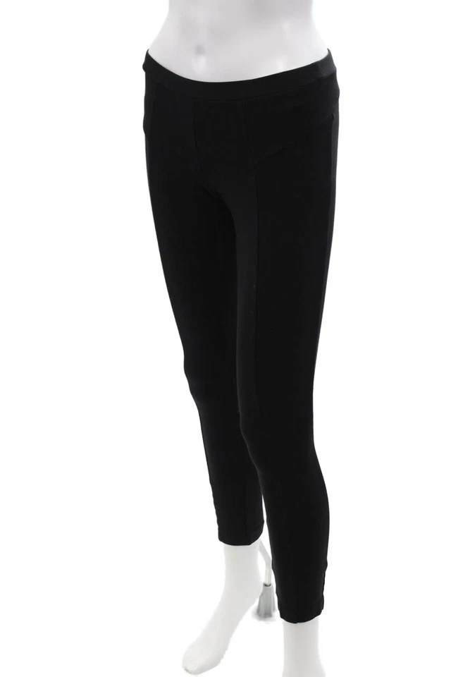 Leggings de tiro alto Theory para mujer Quinna Rave negros talla pequeña Foto 2 de 4