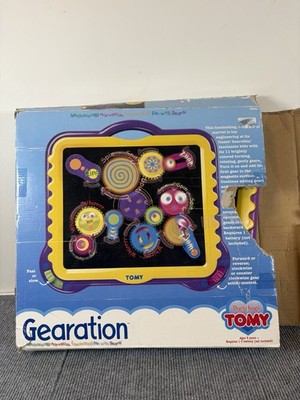 Rare 1997 TOMY Gearation Magnetic Gears Set Seen On Baby Einstein No Power