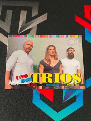 WÄHLE DEINE KARTE Upper Deck AEW Metal 2025 Uno Dos Trios #UDT