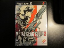 Metal Gear Solid 2 Sons of  Liberty PlayStation 2 PS2 COMPLETE PRISTINE NEW MINT