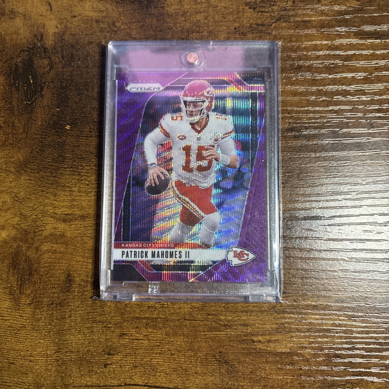 2024 Panini Prizm - Patrick Mahomes II #138 Purple Wave Prizm /99