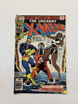 The X-Men #124 (Marvel Comics 1979) 1st Colossus as Proletarian Claremont VG-