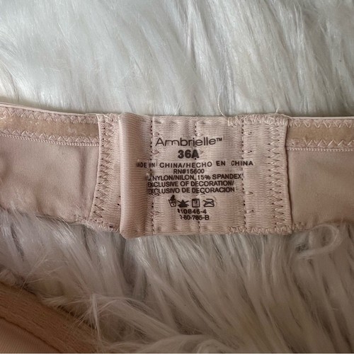 Ambrielle Tan Nude Push Up Strapless Bra - Picture 2 of 3