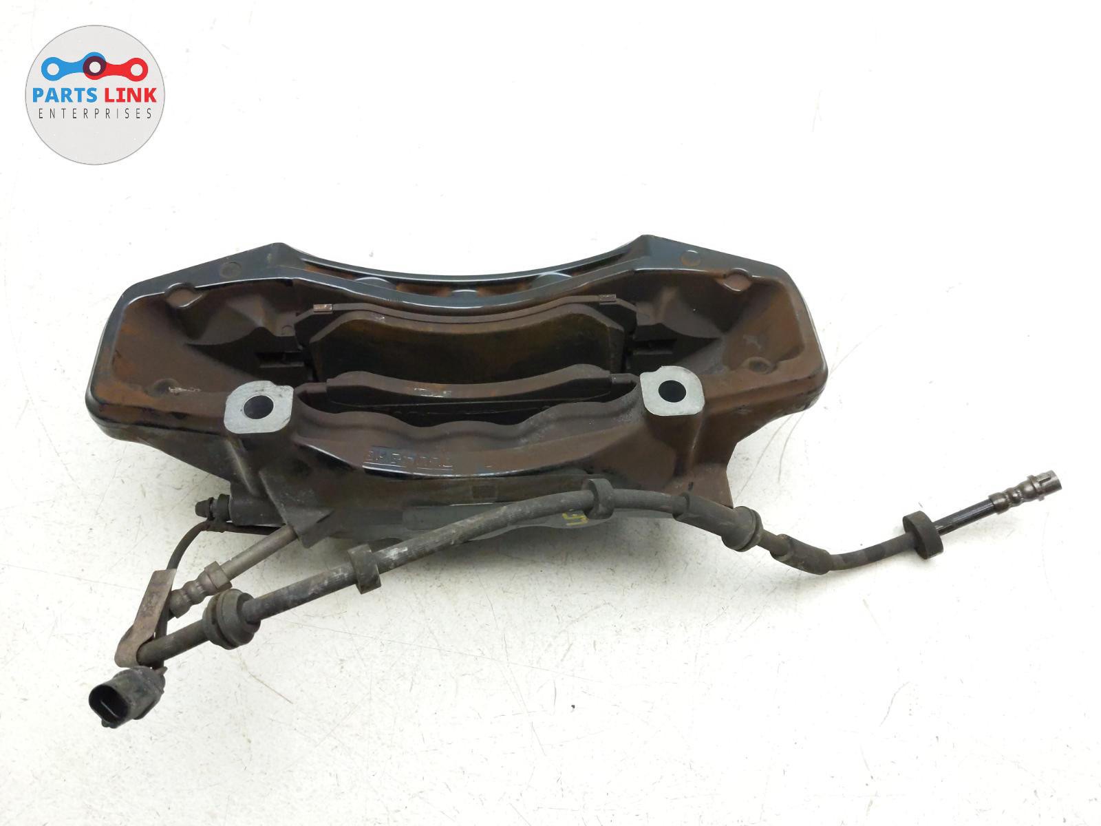 2016-2020 BENTLEY BENTAYGA FRONT LEFT DRIVER BRAKE CALIPER PADS HOSE ASSY 6.0L
