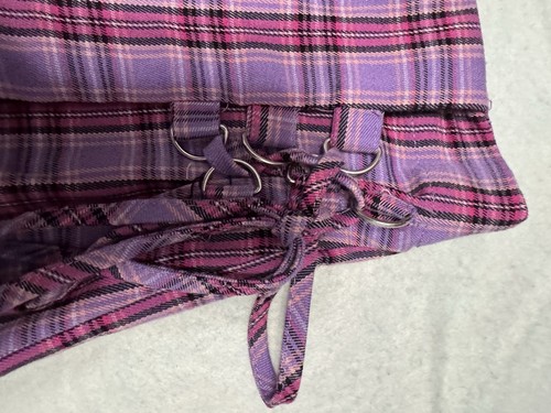 SO Youth Skort Plaid With Side Zip And Tie Size Large - Picture 6 of 20