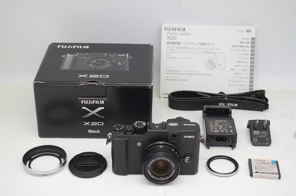 Mint] FUJIFILM X20 Compact Digital Camera Black w/ Box