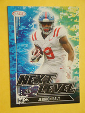 Jerrion Ealy- 2022 Sage RC Next Level Football card # 79 - Mississippi - RB