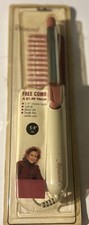 Vintage NOS Professional 3/8" Chrome Barrel Curling Iron Small Curls with comb