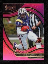 2021 Panini Chronicles Draft Picks Select Pink Ja'Marr Chase #262 0d44