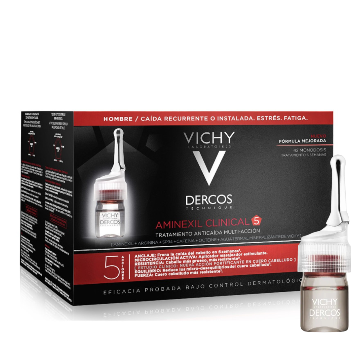 Vichy Uomo Dercos Aminexil Fiale 42 6 Ml - Immagine 2