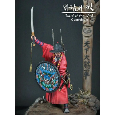 1/24 Resin Model Kit Asian Samurai Guardian Warrior Unpainted