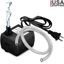 Ultra Quiet Submersible Water Pump Adjustable Flow Aquarium Pond Hydroponics New
