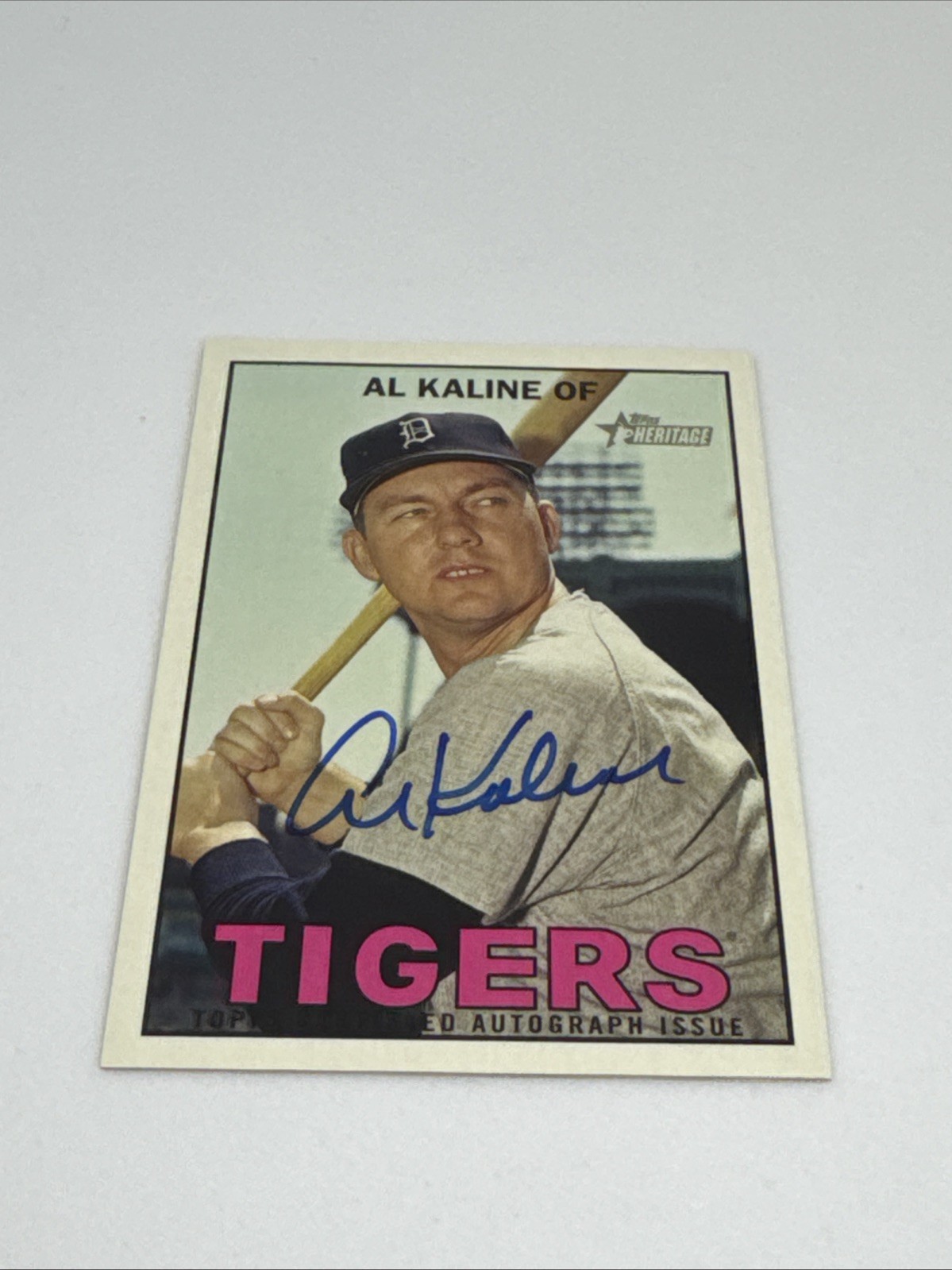 2016 Topps Heritage Real One Autograph Al Kaline #ROA-AK Detroit Tigers 