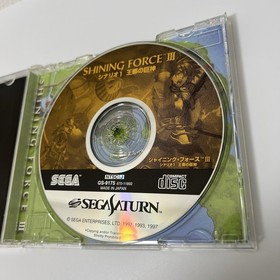SEGA SATURN Shining Force I II III + Premium Disc Set Tested Complete Japan