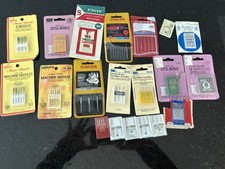 Huge Vintage Sewing Machine Needles Lot Singe...