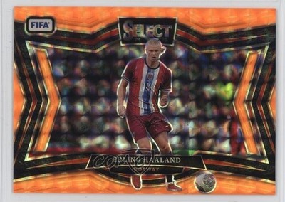 2024 Select FIFA Field Level Fluorescent Orange Prizm 33/125 Erling Haaland 5l1