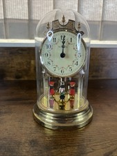 Mini Bucherer Anniversary Glass Dome Clock Wi...