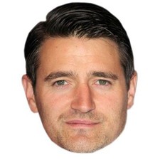 Tom Chambers Celebrity Mask, Flat Card Face, Fancy Dress Mask