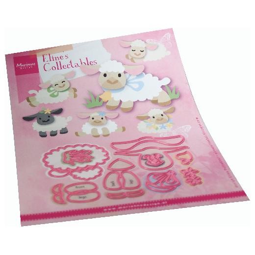 Marianne Design Collectables Cutting Dies - Eline's Lamb COL1494