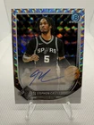 Stephon Castle 2025-26 Bowman #BCA-SC Chrome Geometric Refractor Auto