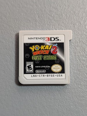 Yo-Kai Watch 2: Bony Spirits (Nintendo 3DS) Tested - Cartridge Only