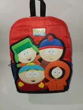 South Park Bioworld Backpack Mini Red Group Stan Eric Kenny Kyle NWT NEW