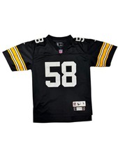 NFL Pittsburgh Steelers Jack Lambert #58 Reebok Jersey Women's Size L