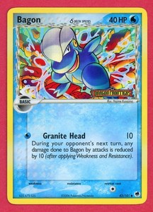 Bagon (Delta Species) 43/101 Dragon Frontiers Reverse Holo
