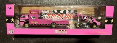 M2 Machines Auto Hauler 1966 Dodge L600 & 1971 Dodge Challenger Speed Dawg 