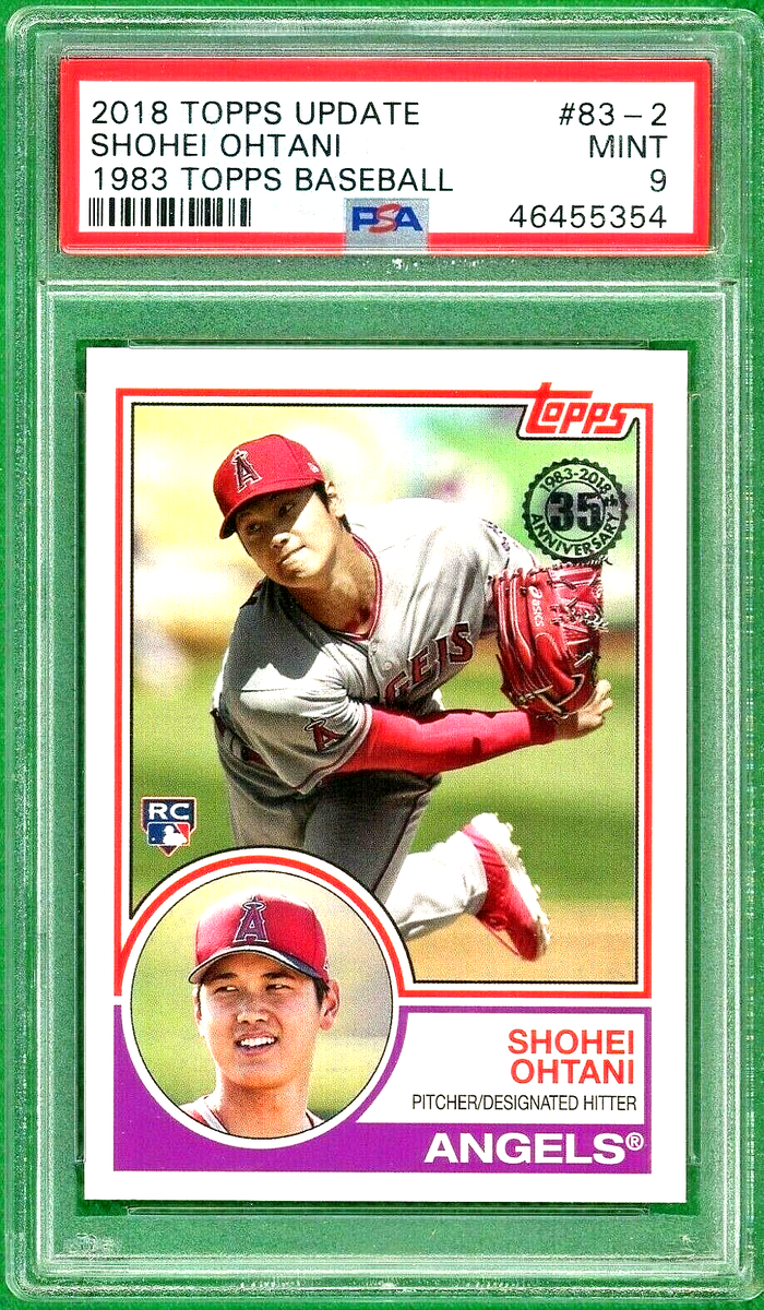 2018 Topps Update 1983 Topps '83 Shohei Ohtani RC 35th Anniversary