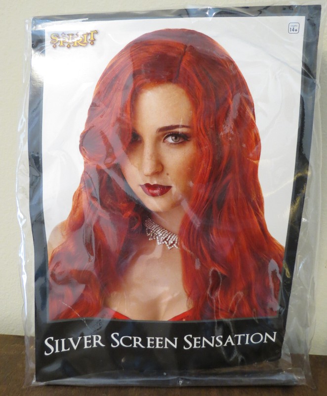 Spirit Silver Screen Sensation Auburn Red Wig long hair Ariel Jessica Rabbit