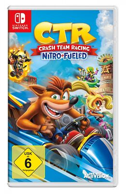 Nintendo Switch - Crash Team Racing: Nitro-Fueled DE mit OVP sehr guter Zustand