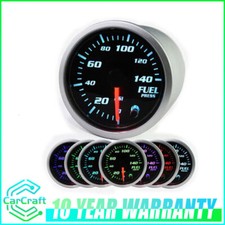 52mm Black 7 Color Led 140 Psi Diesel Fuel Pressure Gauge W Sender Unit Pointer 52mm Black 7 Color Led 140 Psi Diesel Fuel Pressure Gauge W Sender Unit Pointer
