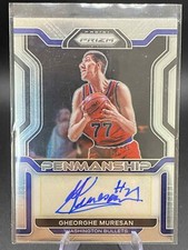 2021-22 Panini Prizm Penmanship #41 Gheorghe Muresan AUTO - Washington Bullets