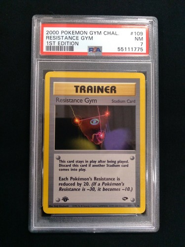 Resistance Gym (1st Edition) graded PSA 7 for sale on eBay