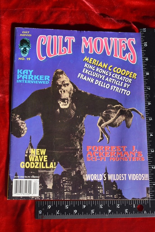 CULT MOVIES #19 JANE FONDA BARBARELLA FORREST J. ACKERMAN magazine Spacemen