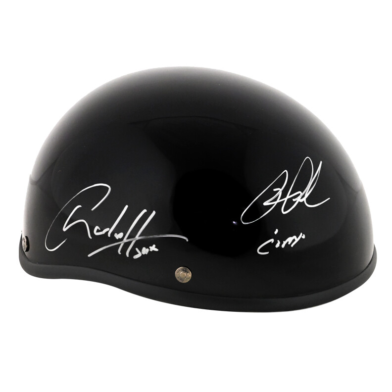 Charlie Hunnam, Ron Perlman, Rossi Autographed Sons of Anarchy Motorcycle Helmet