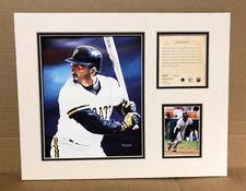 Pittsburgh Pirates ORLANDO MERCED 1995 Baseball 11x14 MATTED Kelly Russell Print