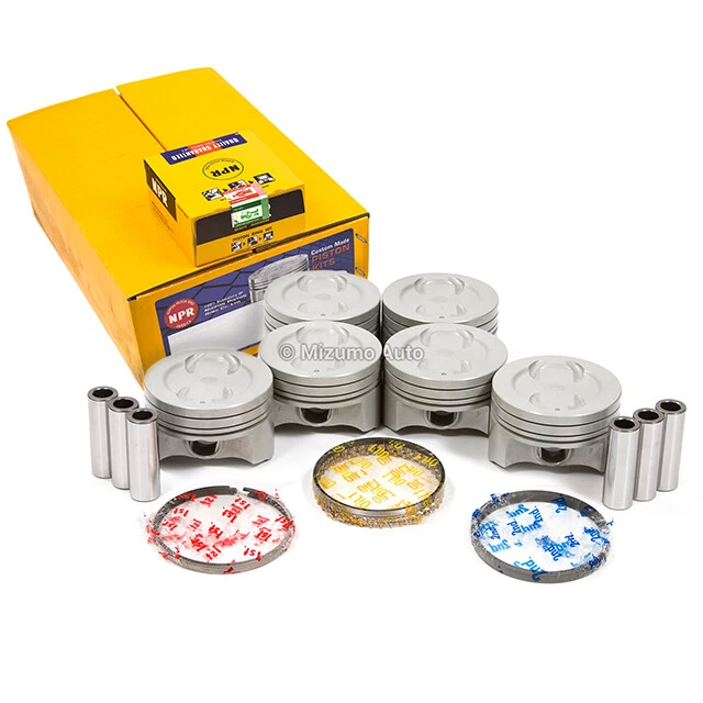 Rodamientos de varilla principal de pistones aptos para 92-06 Chevrolet C1500 S10 Isuzu GMC 4.3 V6 OHV 12V Foto 3 de 4