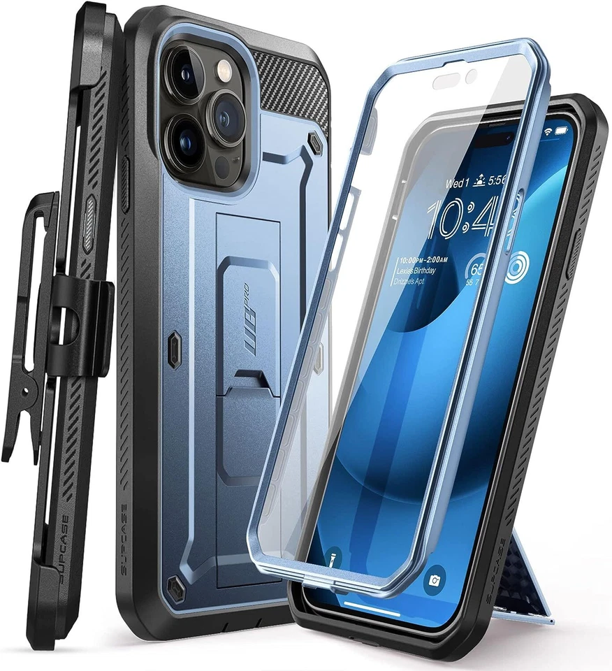 SUPCASE UBPro Case for iPhone 15 14 13 12 11 8 7 SE XS MAX series w/ Stand Cover - Image 2 of 4