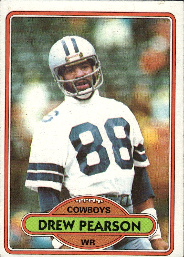 1980 Topps #250 Drew Pearson Dallas Cowboys