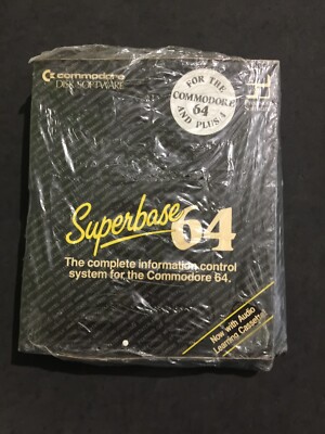 Superbase 64 Commodore 64 C64 Disk Eng Neu Versiegelt