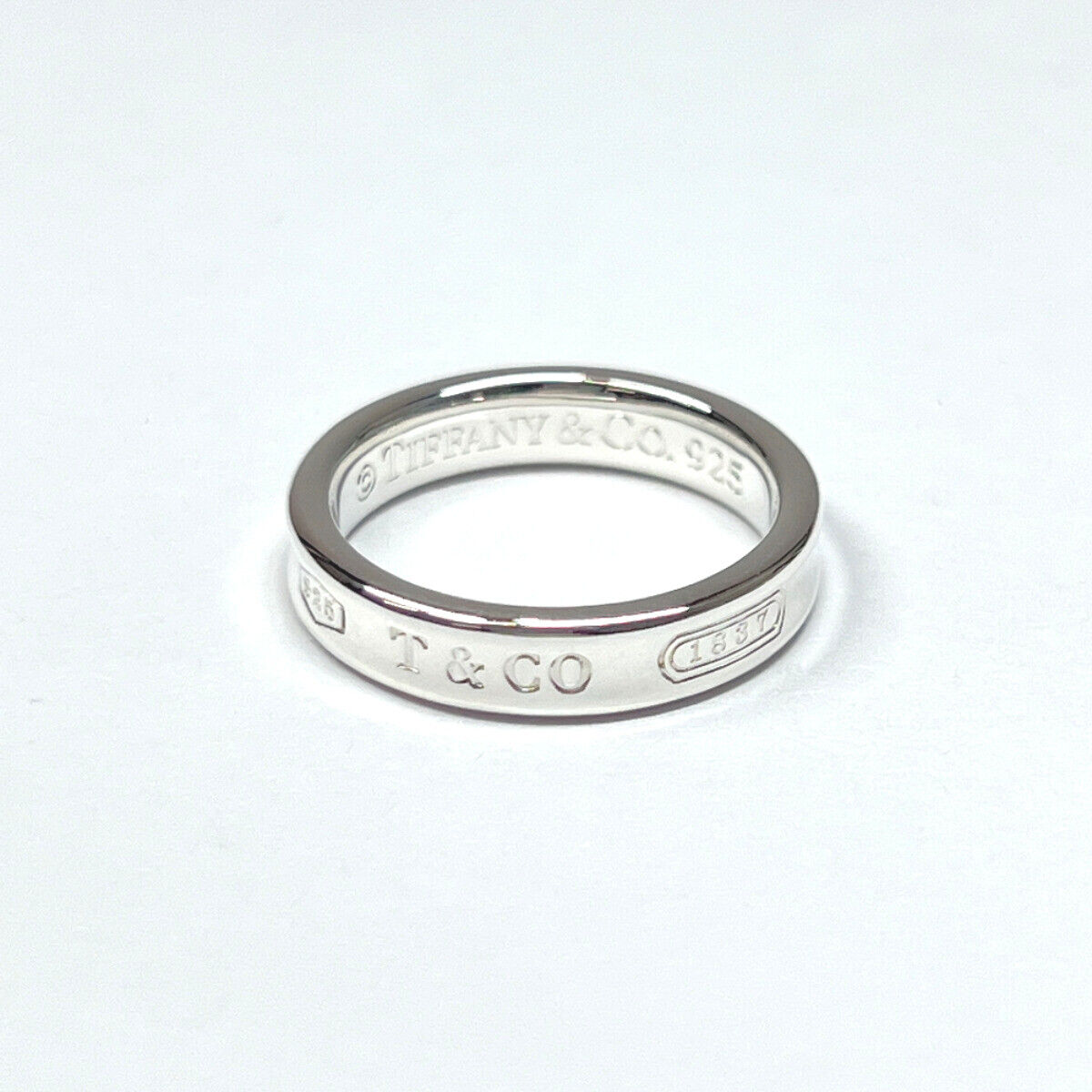 Image of TIFFANY&Co. Ring 1837 Silver925/ US 5(US Size) Women Fashion Jewelry Accessories