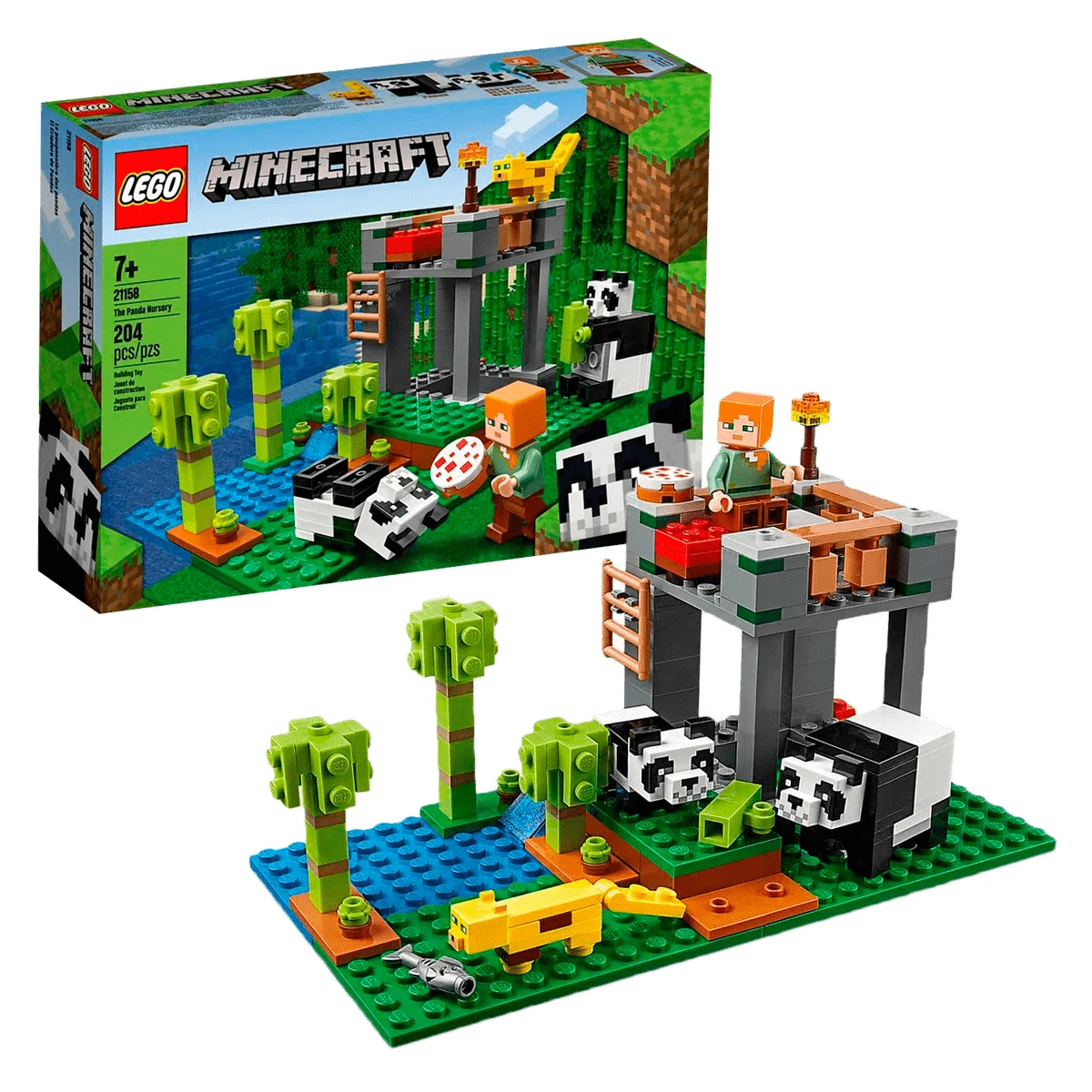 LEGO The Panda Nursery Minecraft (21158) New FREE SHIPPING