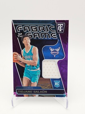2024-25 Tidjane Salaun Totally Certified Fabric of the Game Patch 7/99 #FGR-TDJ