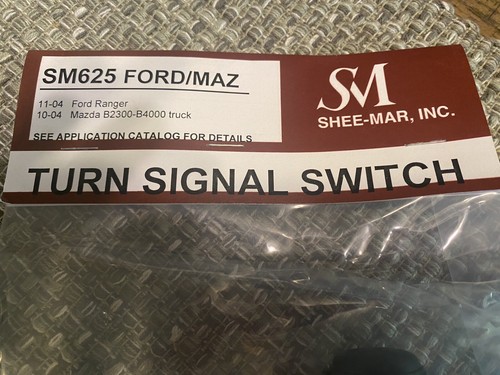 Turn Signal Switch Shee-Mar SM625 Ford Ranger Or Mazda B2300, B3000, B4000 Truck - Picture 2 of 4