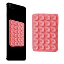 Suction Cup Phone Case Mount Double-Sided Silicone Sticky Phone Stand Holder